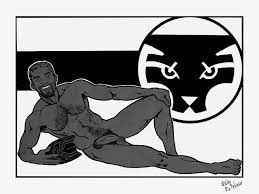 Black Panther Chadwick Boseman Nude Male Art Gay Male Africa - Etsy