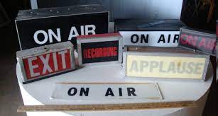 On Air Signs For Vid Recording Room On Air Sign Light Box Diy Signs