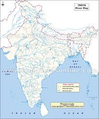 Map Of India With Rivers - Maps Of The World
