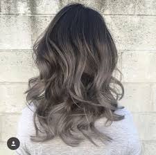 Black And Ash Gray Ombre Hair Pin By Ashley Kalonfound Skincare On Hair Hair Styles Grey Ombre Hair Long Hair Styles