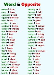 Palavras Opostas Em Ingles Vocabulario In 2020 Learn English Words Learn English Grammar Learn English Vocabulary