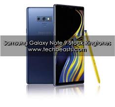 Creating your own custom ringtone is fairly easy. Download Samsung Galaxy Note 9 Stock Ringtones Techbeasts