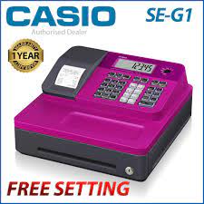 Set up your cash register and plug it in. Casio Se G1 Cashier Machine Cash Register Free Setting Seg1 Electronic Cash Register Mesin Counter Pink Shopee Malaysia