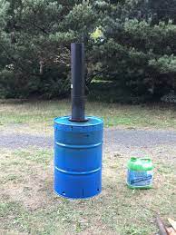 You can look into the barrel through the vents and see the distinct layers. Biochar Kiln Tinker S Blessing
