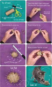 Easy Diy Cat Toys You Can Try At Home With Tutorials Diyprojects Cat Diy Projects Diy Cat Toys Homemade Cat Toys Diy Pet Toys