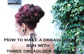 Take a look at these updo dreadlocks hairstyles photos. How To Make A Dreadlock Bun With Three Dreadlock Braids