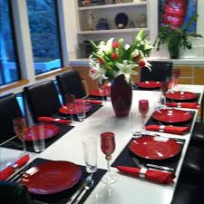 Black And White Christmas Table Decorations Dinner Party Red Black And White Black Dinner Tables Dinner Party Decorations Valentine Table Decorations