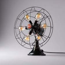 Table lamp outdoor folding fan kitchen usb charging handle solar rechargeable. Vintage Fan Table Lamp Id Lights Vintage Industrial Lighting Diy Outdoor Lighting Handmade Lighting