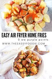 These Easy Air Fryer Home Fries Will Satisfy All Your Breakfast Cravings Especially Since Going Out For Easy Brunch Recipes Home Fries Weeknight Dinner Recipe