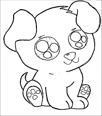 Coloriage Chien Kawaii A Imprimer En 2021 Chien Coloriage Dessin De Chat Mignon Chien Kawaii
