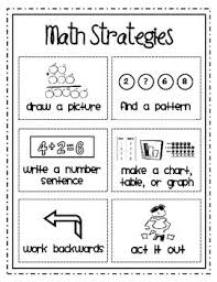 Problem Solving Math Strategies Math Problem Solving Strategies Math Strategies Math