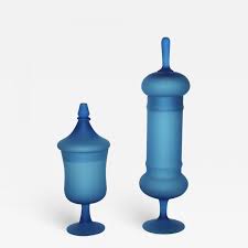 Maybe you would like to learn more about one of these? Rosenthal Netter Carlos Moretti For Rosenthal Frosted Glass Apothecary Jars