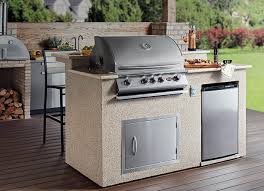 Regardless of which area you choose, you should still make sure that your grill is far enough away from your house as to not cause a problem. Outdoor Kitchens The Home Depot