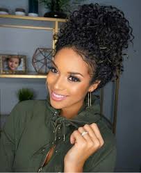 It is perfect if you love braids, but you feel the best when your hair is down. Black Hair Curly Updo Hairstyles Novocom Top
