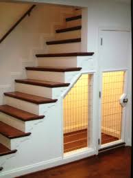 Under Stairs Dog House Has Built This Room For A Dog Underneath One Of Our Client S House Make A House A Home Under Stairs Dog House Dog Spaces Dog Rooms