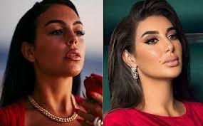 Custom artwork for georgina rodriguez: ÙŠØ§Ø³Ù…ÙŠÙ† ØµØ¨Ø±ÙŠ ØªØªØµØ¯Ø± Ø­Ø¯ÙŠØ« Ø§Ù„Ø³ÙˆØ´ÙŠØ§Ù„ Ù…ÙŠØ¯ÙŠØ§ Ø¨Ø¹Ø¯ ØªØ´Ø¨ÙŠÙ‡Ù‡Ø§ Ø¨ØµØ¯ÙŠÙ‚Ø© ÙƒØ±ÙŠØ³ØªÙŠØ§Ù†Ùˆ Ø¬ÙˆØ±Ø¬ÙŠÙ†Ø§