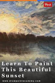 Oil Painting Lesson Noosa At Sunset Oil Painting Lessons Painting Lessons Oil Painting