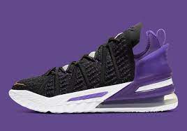 Lebron james debuts the new nike lebron 18 colorway. Nike Lebron 18 Lakers Cq9283 004 Release Info Sneakernews Com