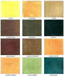 Behr Concrete Stain Colors Chart Wenpon Me