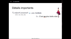 My grades are lower than my sister's. Grammaire 05 Comparatif Superlatif By Jean Francois Brun
