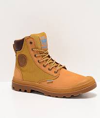 Palladium Pampa Sport Cuff Amber Gold Gum Boots