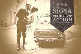 Make use of hue/saturation adjustment to add vintage color, use brushes to create a pattern for the lines. Free Sepia Photoshop Filter Photoshop Supply