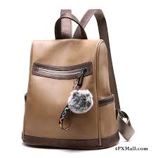 Women Backpack Soft Skin Beef Leather Bags Genuine Leather