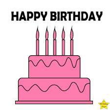 When you click on the title it will take you to that blog and you can give credit to them for their picture. Pink Happy Birthday Cake Clipart Simple Birthday Star