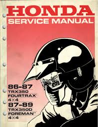 The vehicles with the most documents are the other model, civic. Honda Trx350 Fourtrax 1986 Service Manual Pdf Download Manualslib
