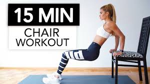 15 MIN CHAIR WORKOUT - Extreme Full Body Training / Nothing for ...