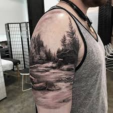 First Tattoo Yesterday For Joshssteward Capturing Moments Like This And Turning It Into Permanent Art Mannliche Tattoo Armel Erstes Tattoo Wald Tattoo Armel