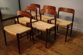 6 Niels Moller Rosewood Dining Chairs Model 75 Rosewood Dining Chairs Dining Chairs Chair