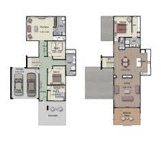 This type of construction proposes bedrooms, family room and storage on the ground floor and social areas such as the living room, dining room, house office and kitchen on the upper level. 22 Reverse House Plans Ideas House Plans House House Design
