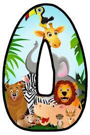 Available in upper and lowercase with symbols and numbers to match. Buchstabe Letter O Safari Theme Safari Theme Birthday Safari Theme Party