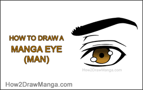 I've been drawing anime for years just to kill time. How To Draw A Manga Eye Man Step By Step Pictures How 2 Draw Manga