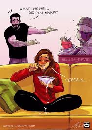 Ein Kunstler Halt Seinen Verruckten Alltag Mit Seiner Frau In Diesen Comics Fest Lol Comics Lustig Lustig Illustration Comic Kunstler