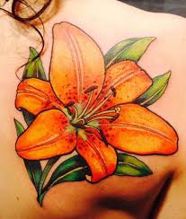 55 Awesome Lily Tattoo Designs Cuded Lily Flower Tattoos Lily Tattoo Design Tiger Lily Tattoos
