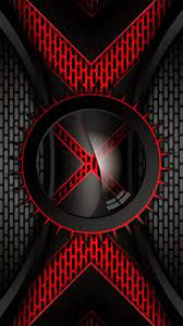 Red And Black X Wallpaper Cellphone Wallpaper Android Wallpaper Phone Wallpaper Design