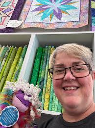 What a beautiful day….outside in the sun and inside stitching with friends! 