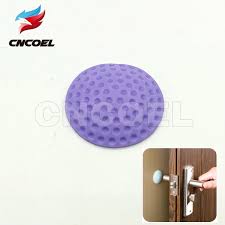 Made of silicone rubber material. Home Garden Useful Wall Protector Self Adhesive Door Handle Bumper Guard Stop Rubber Pad Decor Decals Stickers Vinyl Art