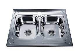 Manufacturers of stainless steel kitchen sinks. 8060d One Piece Finish Double Bowl Stainless Steel Kitchen Sink With Competitive Price Foshan Shunde Wenying Electric Manufacturing Co Ltd All Biz