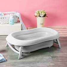 Make bath time safe and fun with baby bath tubs from bed bath & beyond. Buy Baby Brielle 3 In 1 Portable Collapsible Infant To Toddler Space Saver Foldable Bath Tub Anti Slip Skid Proof With Cushion Insert Water Rinser For Bathing Newborns Pink Online At
