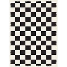 Black And White Area Rug 5x7 Black Checkerboard Indoor Outdoor Area Rug 5x7 190 Liked On Polyvore Featuring Home Rugs Black And W Vinyl Rug Black Area Rugs Indoor Outdoor Area Rugs