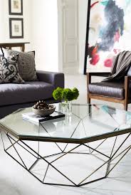 30 Glass Coffee Tables That Bring Transparency To Your Living Room Geometric Coffee Table Coffee Table Glass Table Living Room