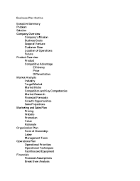 Business Plan Outline Google Search Business Plan Outline Business Proposal Outline Business Plan Template
