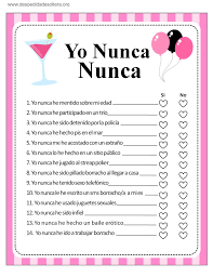 In this naughty version, you'll reveal all the dirty and embarrassing secrets your friends have to offer! Juego Yo Nunca Nunca Para Imprimir Despedida De Soltera