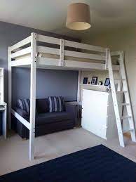 Play with bright colors with the loft bed and the room. Grosses Hochbett Raumideen Fur Jugendlich Madchen Fur Grosses Hochbett Jugendlich Madchen Raumideen Loft Beds For Small Rooms Diy Loft Bed Loft Bed
