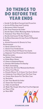 30 Things To Do Before The Year Ends Infographics Health Goals New Year Goals How To Better Yourself