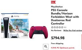 Playstation 5 Bundle With A Red Controller In Stock At Shoppers Drug Mart