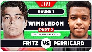 FRITZ vs PERRICARD • Wimbledon 2025 • LIVE Tennis Watchalong